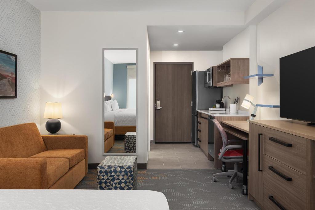 Home2 Suites By Hilton Vaughan Toronto On - Suite Del Estudio King - Acceso Auditivo