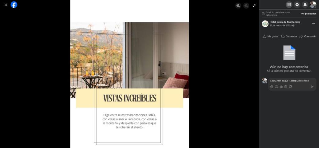 a screenshot of the inside invaders page of a website at bahia montecarlo in Les Cases d'Alcanar
