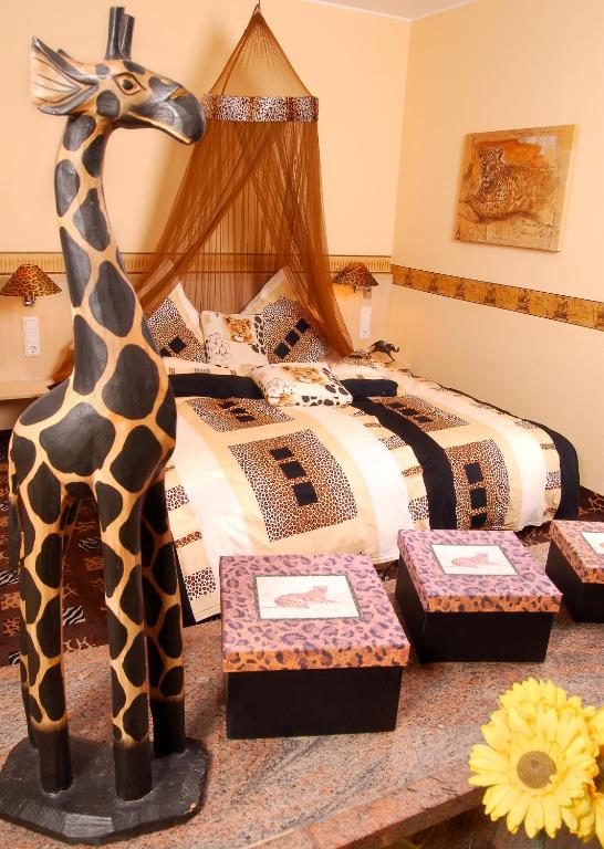 Postel nebo postele na pokoji v ubytování Hotel Scheidberg