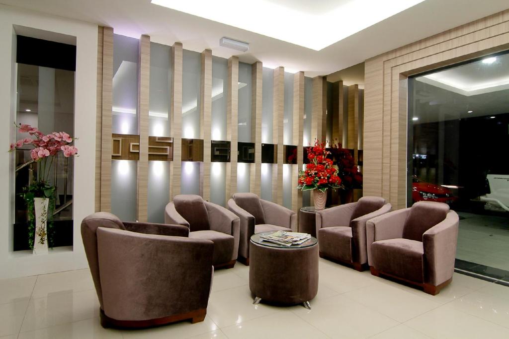 Posezení v ubytování Kingsley Hotel