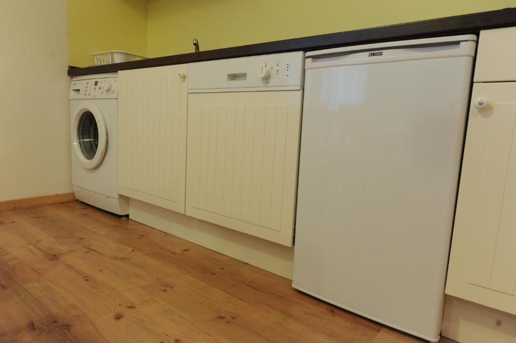 Kuchyňa alebo kuchynka v ubytovaní Toldi Apartments Pécs