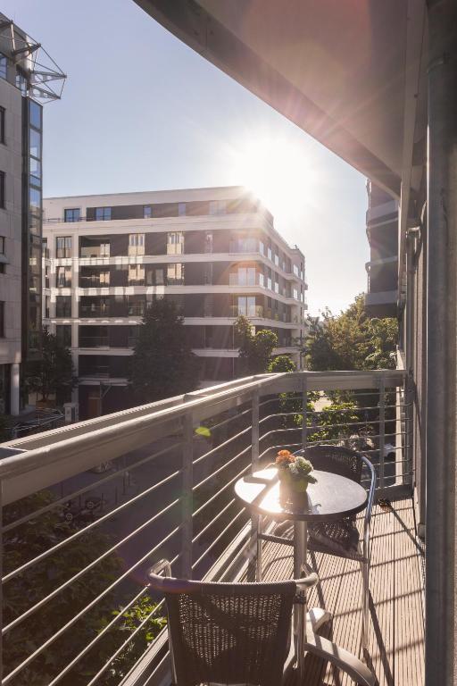 Balkón nebo terasa v ubytování Grimm's Berlin Mitte