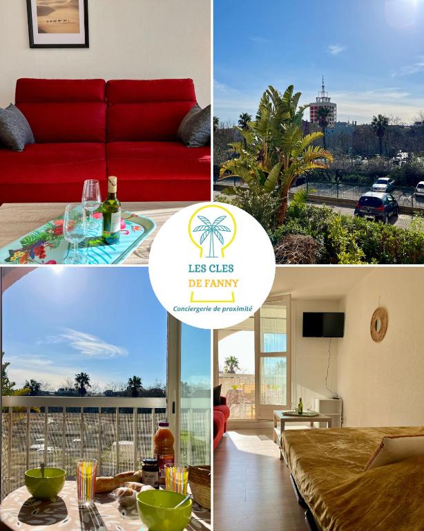 Studio Nid du Cap wifi, parking, 4 couchages