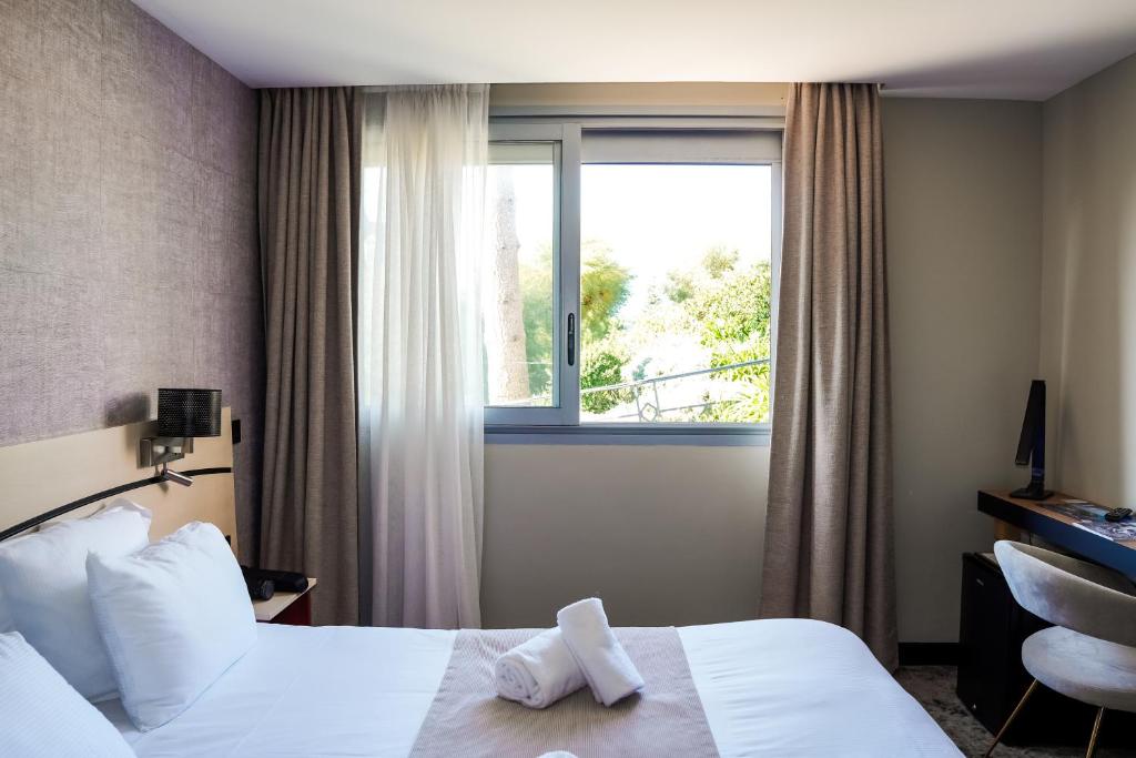 Hotel Ker Moor Saint-Quay Portrieux - 花园景经典双人间