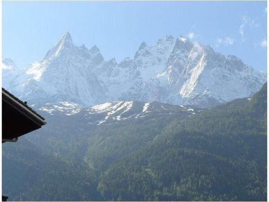 - une vue sur une chaîne de montagnes enneigée dans l'établissement Apartment Clos du Savoy, à Chamonix-Mont-Blanc