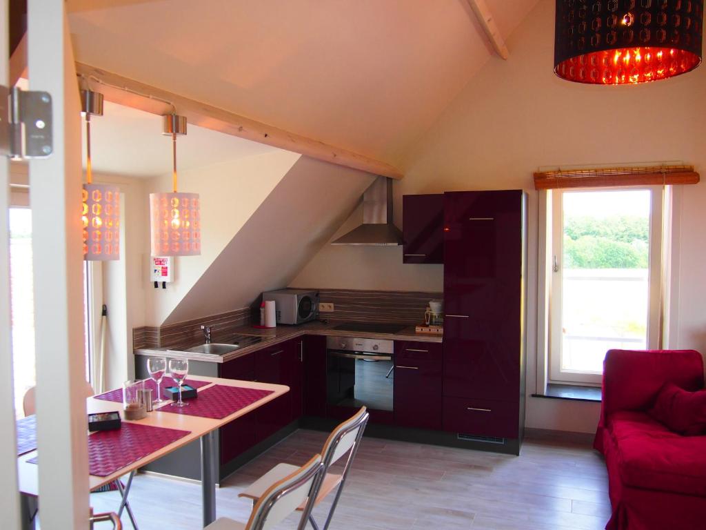 Kuchyň nebo kuchyňský kout v ubytování Archipel Holiday Cottage