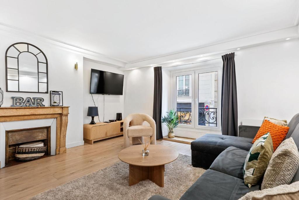 Beautiful Spacious Apartment 3BR 8P near street Montorgueil