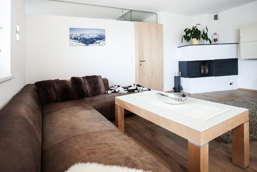 Posezení v ubytování Ferienhaus Alex