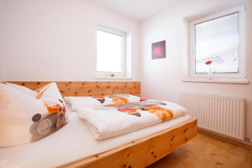 Postel nebo postele na pokoji v ubytování Ferienhaus Alex