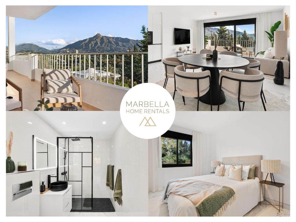 MARBELLA HOME RENTALS - Puerto Banus, 3BR Apartment, sea & mountain views