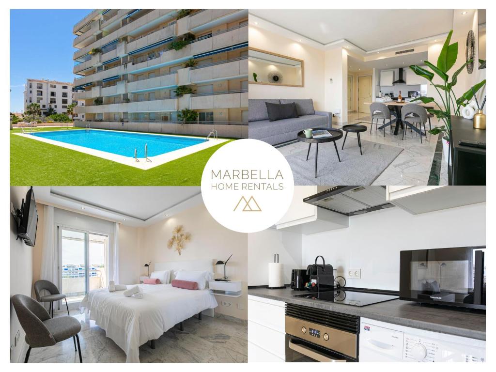 MARBELLA HOME RENTALS - Marina Banus, Puerto Banus, 2BR Spacious, parking & pool