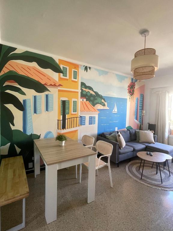 Piso del Sol - Appartement familial vue mer - Plage 150 m, commerces et bus aéroport