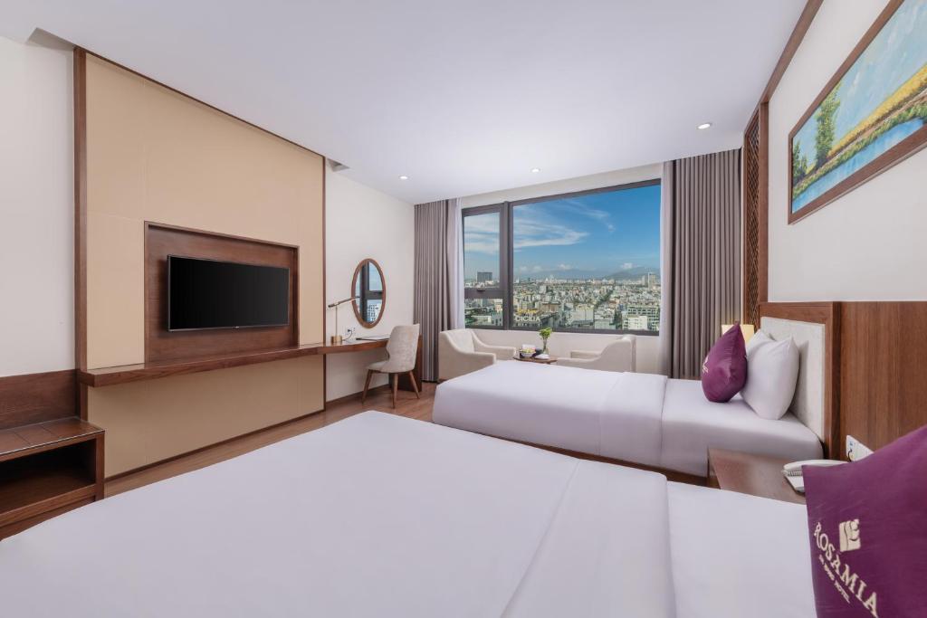 Phòng Deluxe 2 Giường Đơn Nhìn Ra Thành Phố