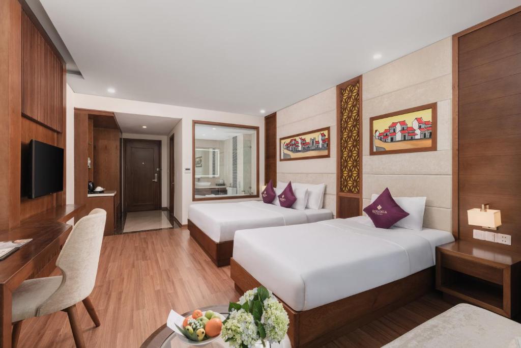 Phòng Grand 3 Người, Nhìn Một Phần Ra Biển Với Trà Chiều/Đợt Lưu Trú