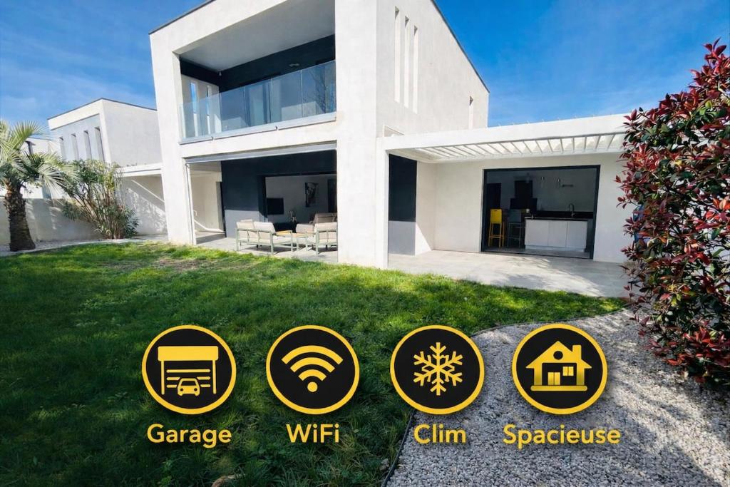 villa moderne spacieuse garage