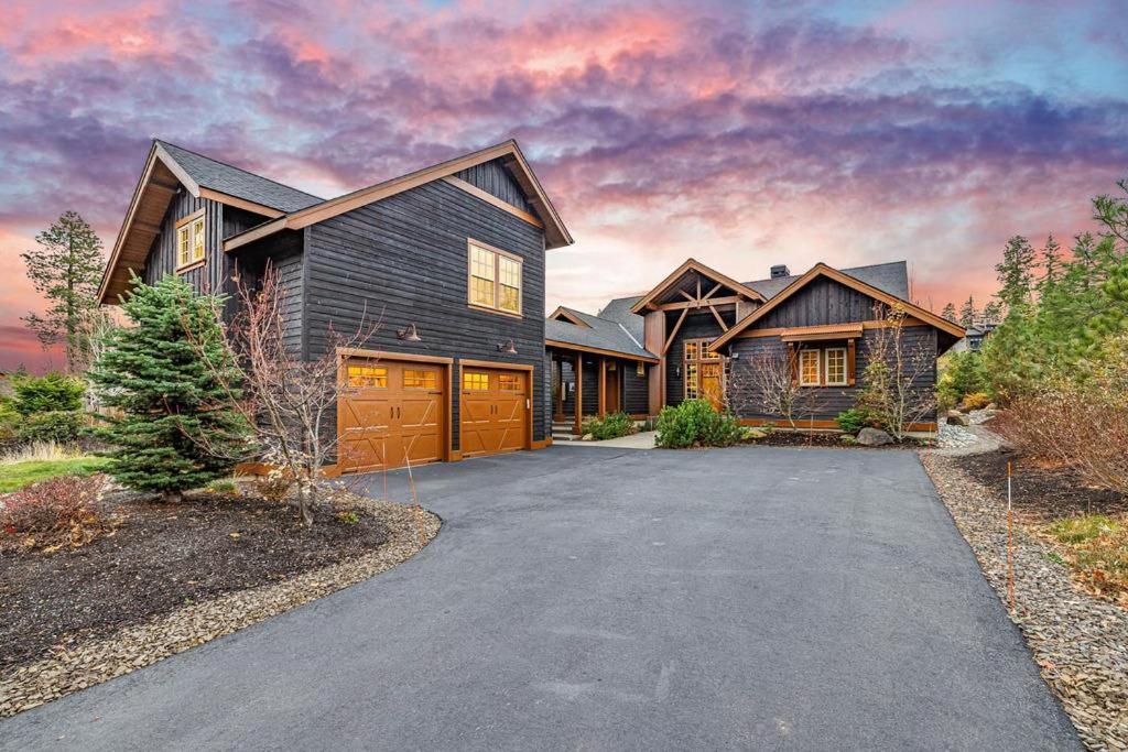 a large house with a driveway in front of it at Tin Cup in Cle Elum