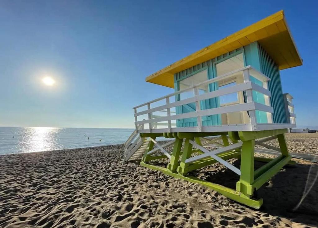 100m de la plage, villa 5pers, clim, secteur grande plage