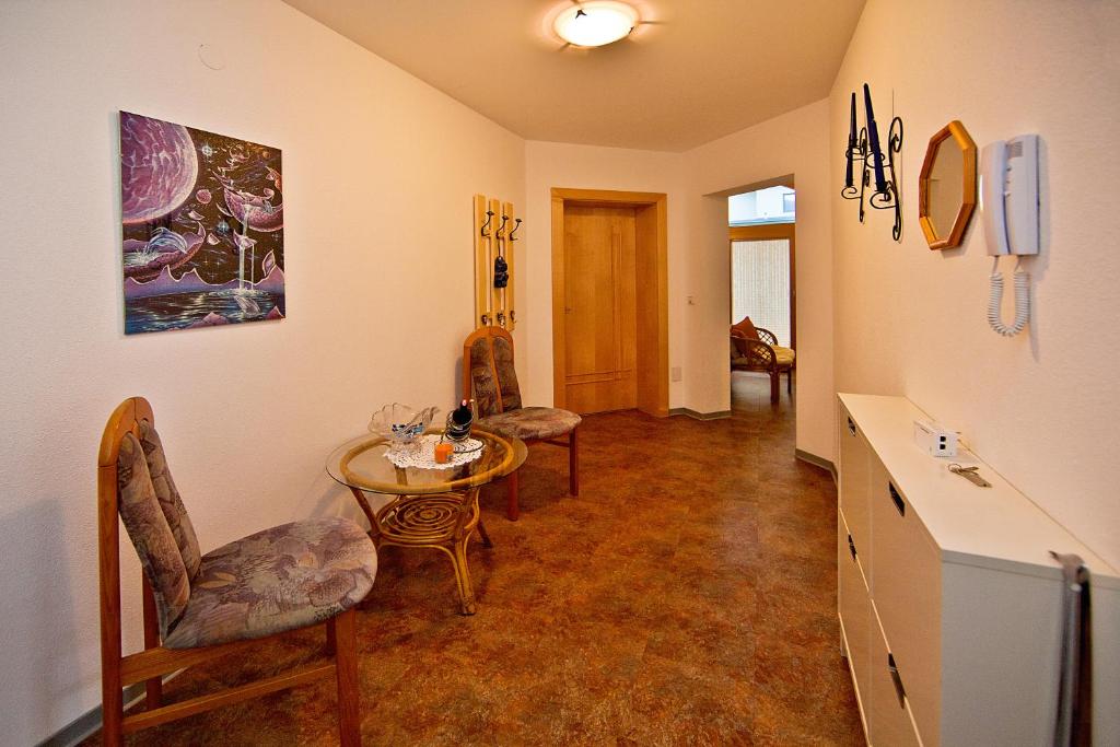Posezení v ubytování Apartment Oberbichl