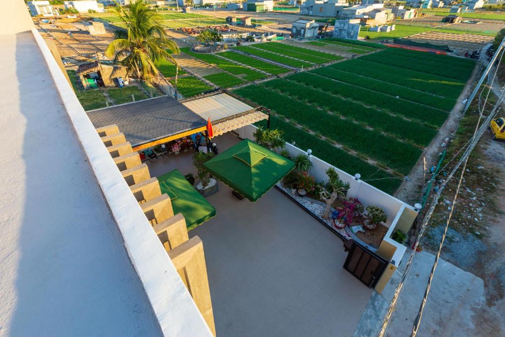 an overhead view of a building on the beach at Max Home in Ninh Hải