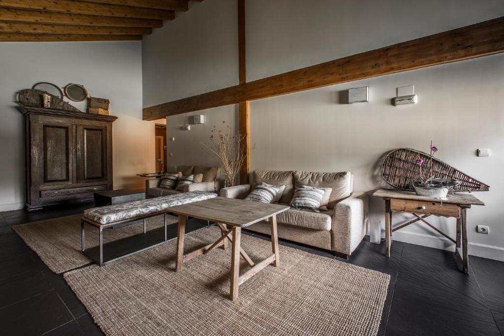 Posezení v ubytování Casa Rural Errota-Barri