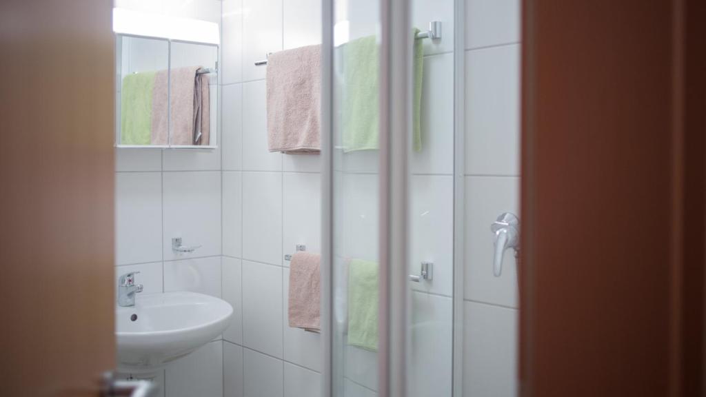 Koupelna v ubytování Ferienwohnungen Matzner