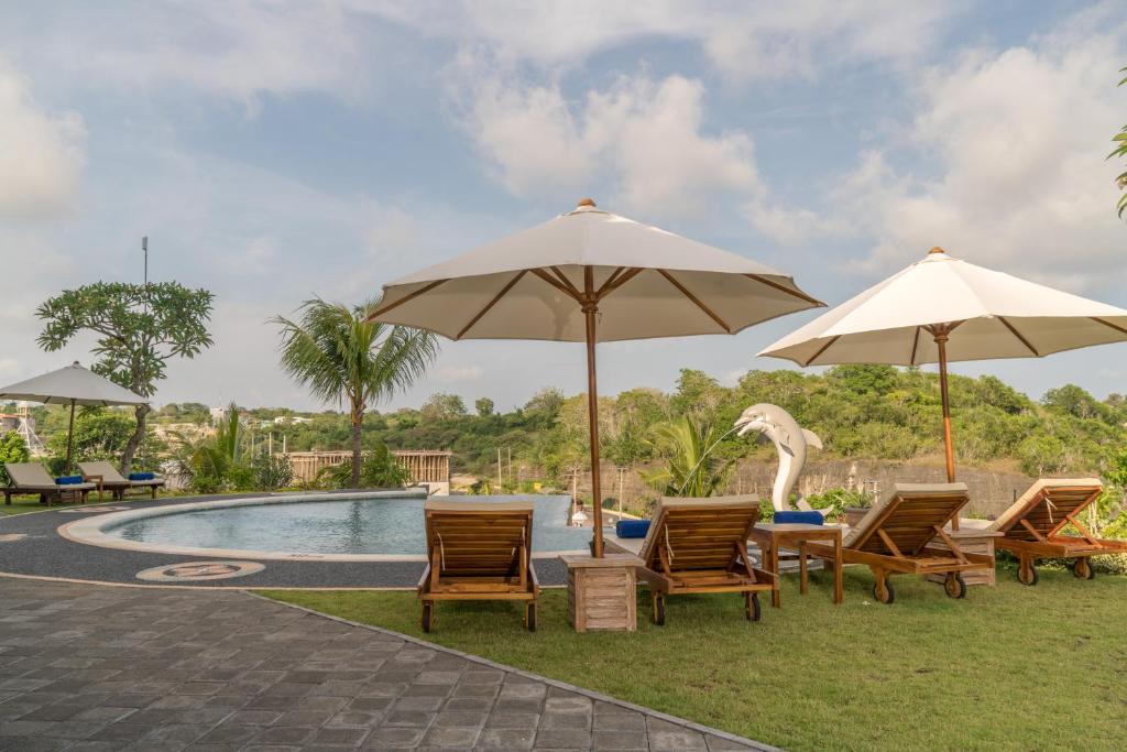 Bazén v ubytování Puri Pandawa Resort nebo v jeho okolí