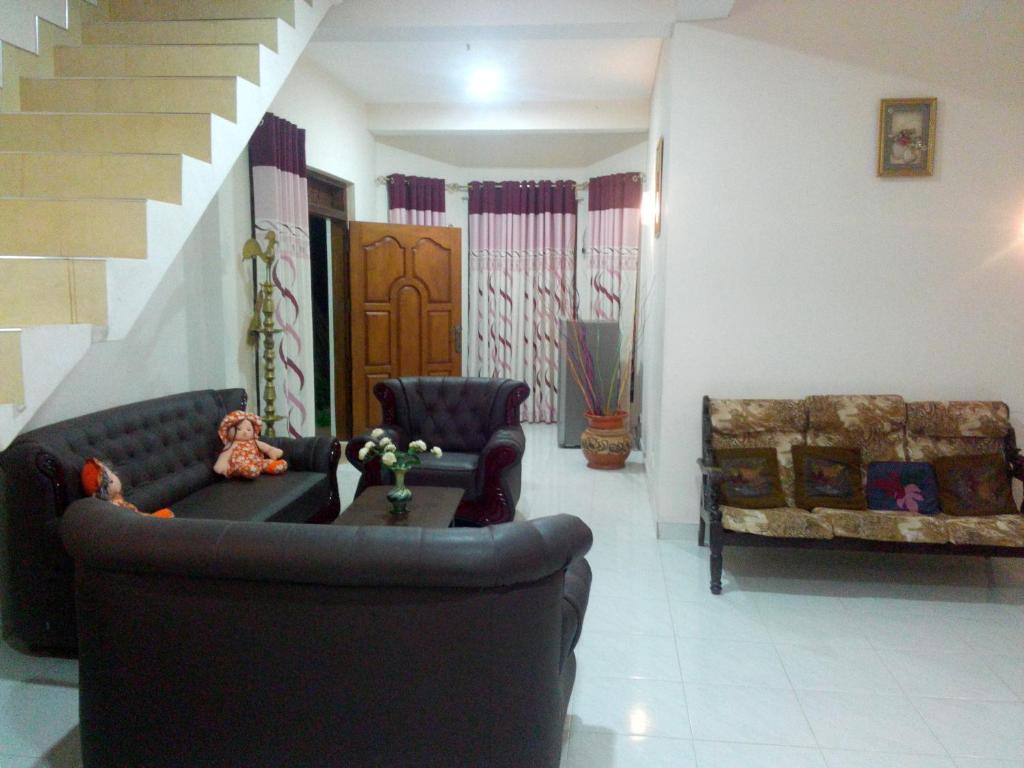 Posezení v ubytování Diyawara Home Stay