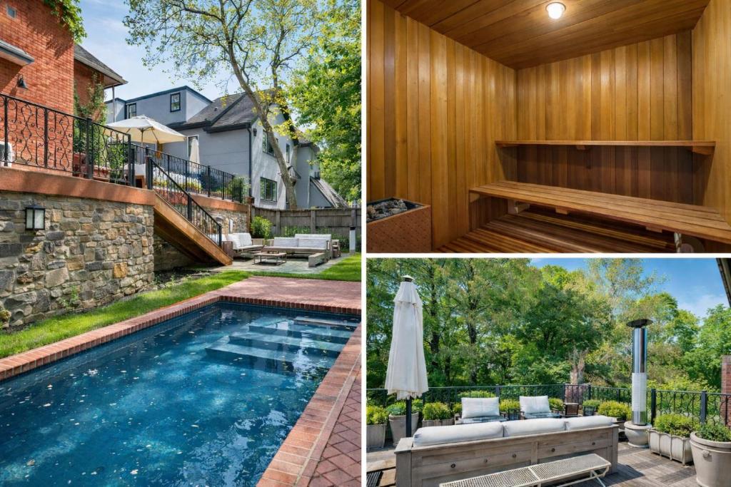 Luxury Toronto Villa with Heated Pool, Sauna & Rooftop Deck, Toronto ...