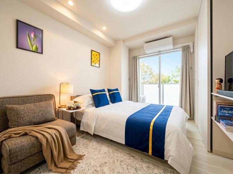 CLAIRE 芝公園 Tokyo Tower - C1- 2Bedrooms 2 toilets with livingroom and terrance