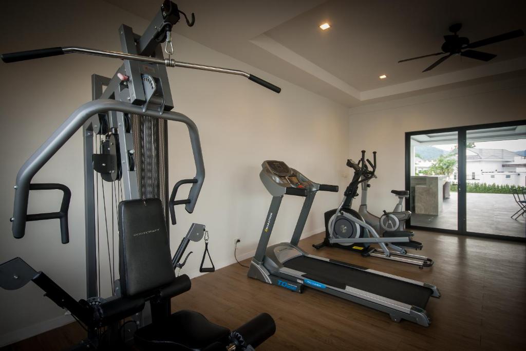 Fitness centrum a/nebo fitness zařízení v ubytování Luxury House in Hua Hin