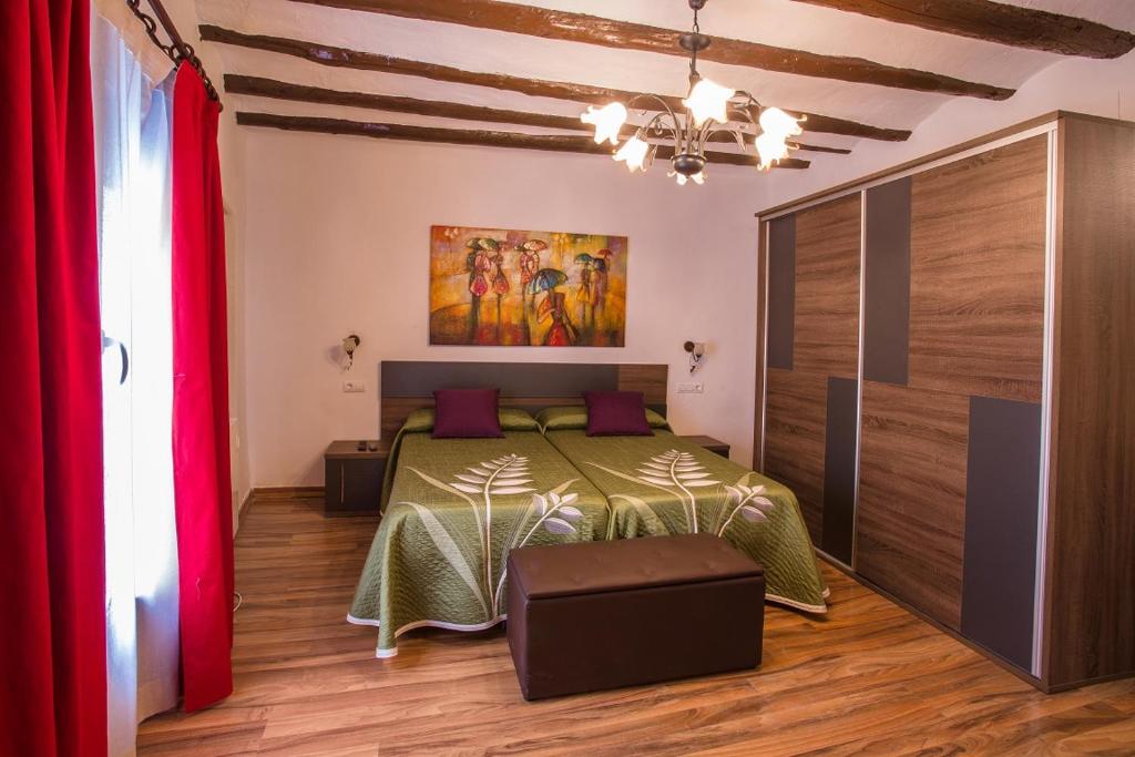 Postel nebo postele na pokoji v ubytování B&B Casa Forcada