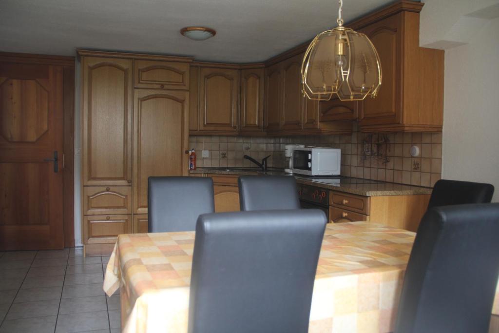 Kuchyň nebo kuchyňský kout v ubytování Apartments Sarazena