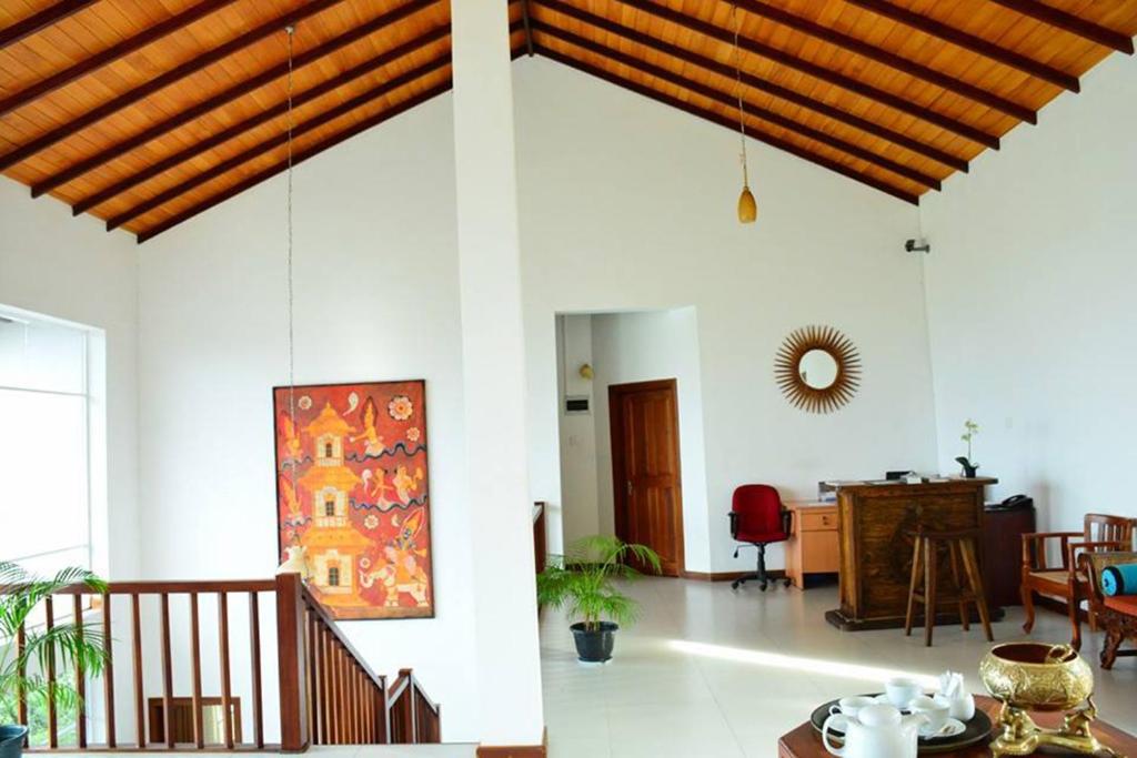Posezení v ubytování Sky Lodge