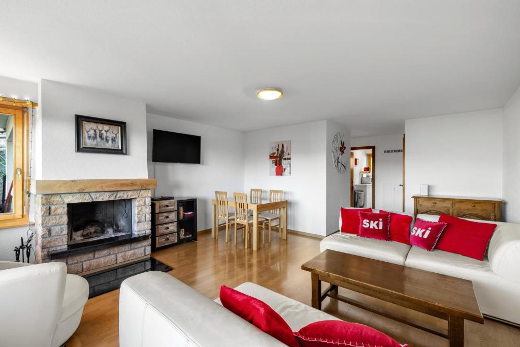 Aulnes 1, appartement a Anzere avec vue sur les Alpes