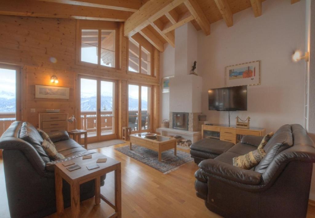 Appartement Domaine des Alpes 6 a Anzere avec vue sur les Alpes