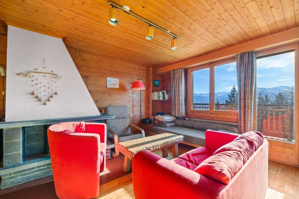 Chalet Praz da Luys a Anzere avec vue sur les Alpes