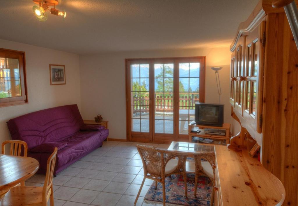 Appartement Rocailles A 3 a Anzere avec vue sur les Alpes