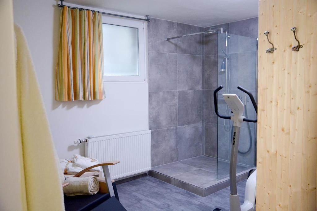 Kúpeľňa v ubytovaní Gerda Wellness Apartment