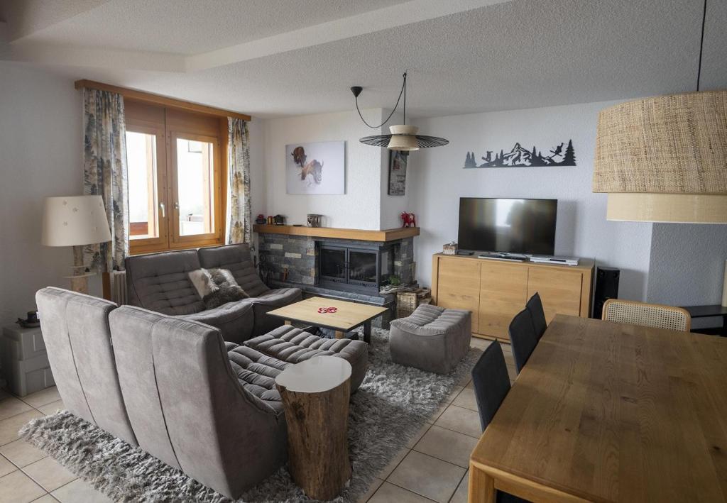 Dailles B 8 bel appartement a Anzere proche du centre