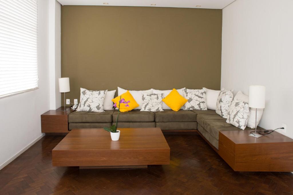 Zona de estar de ilive018-2 bedroom Penthouse on Copacabana BEACH