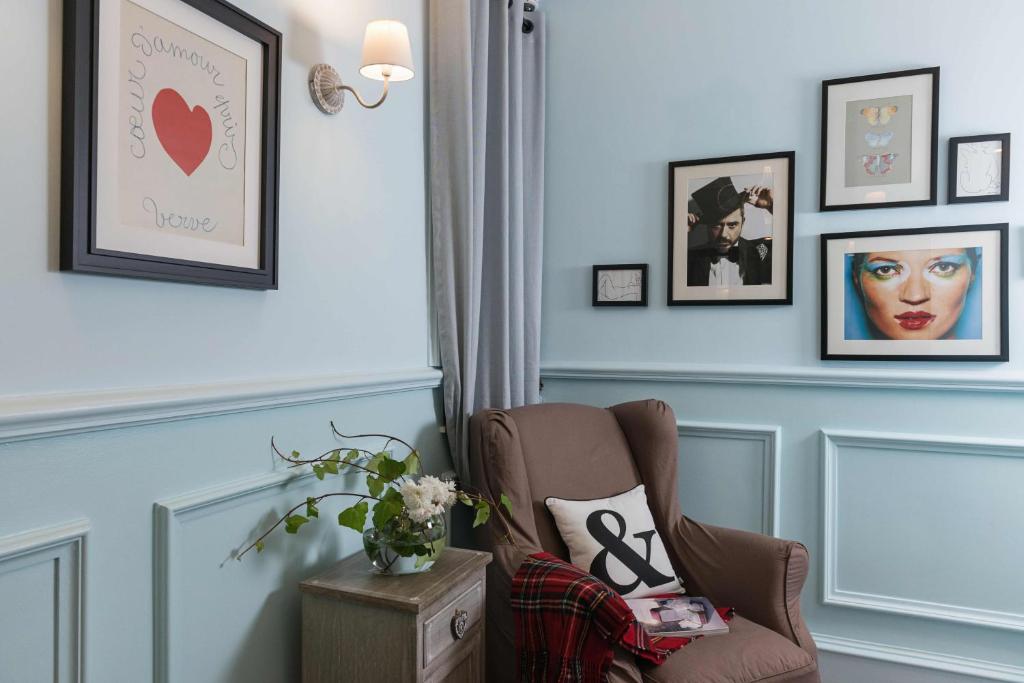 Posezení v ubytování Areela Boutique Hotel