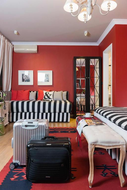 Posezení v ubytování Areela Boutique Hotel
