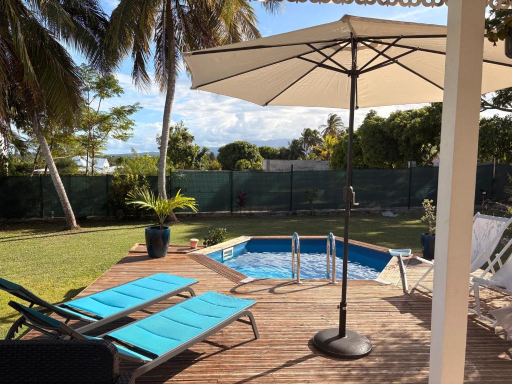 Poolen vid eller i närheten av Villa Eli -6pers- piscine