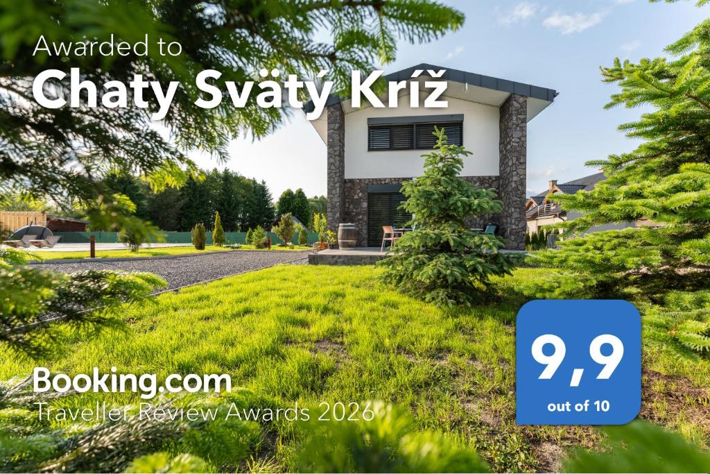 a picture of a house with a driveway at Chaty Svätý Kríž in Svätý Kríž