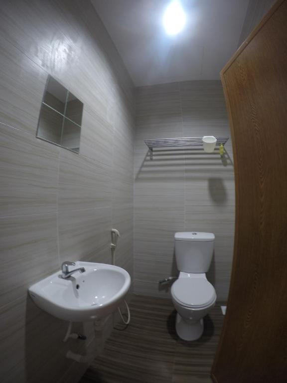 Koupelna v ubytování Hotel N45