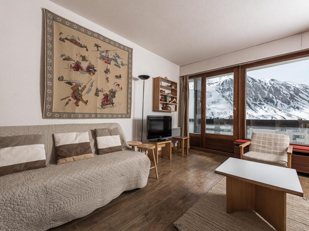 Appartement spacieux rénové Tignes, skis aux pieds, balcon, animaux OK