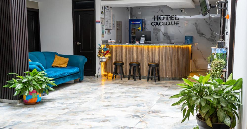 Zona d'estar a Hotel Cacique