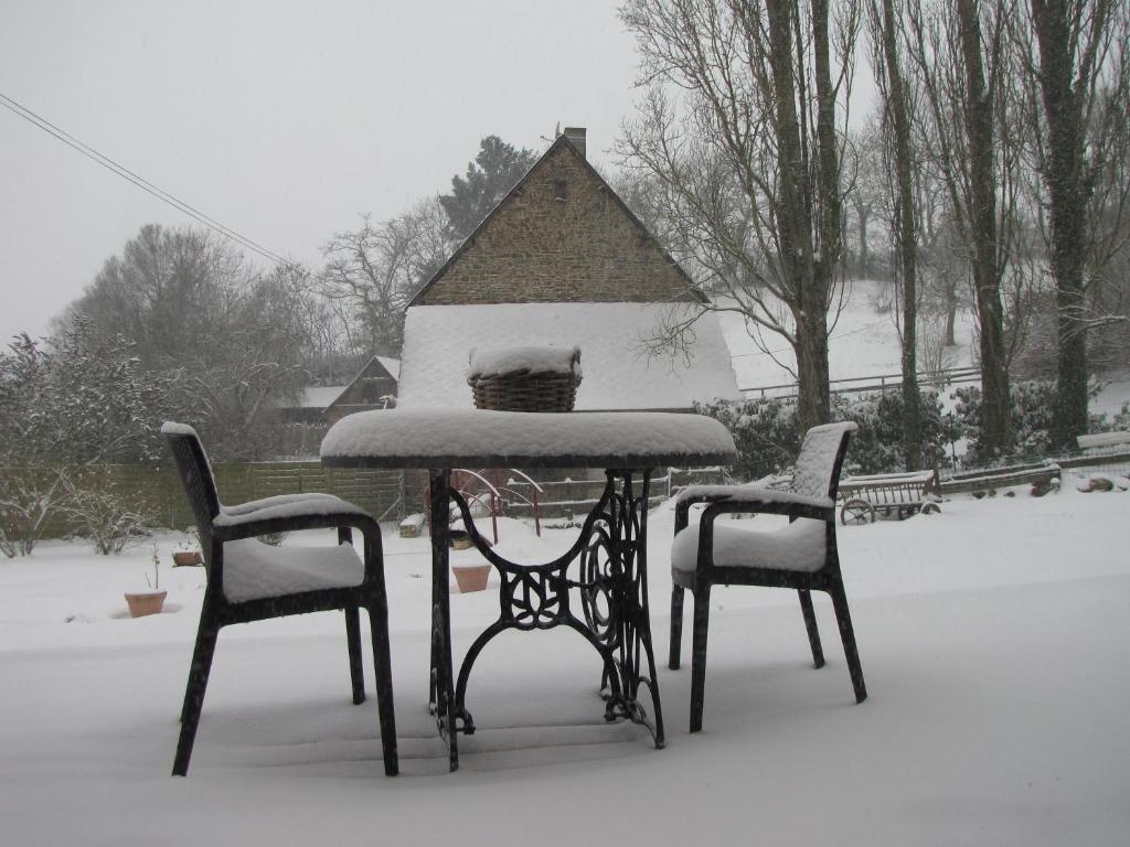 L'Ecurie chambre d'hôtes v zimě