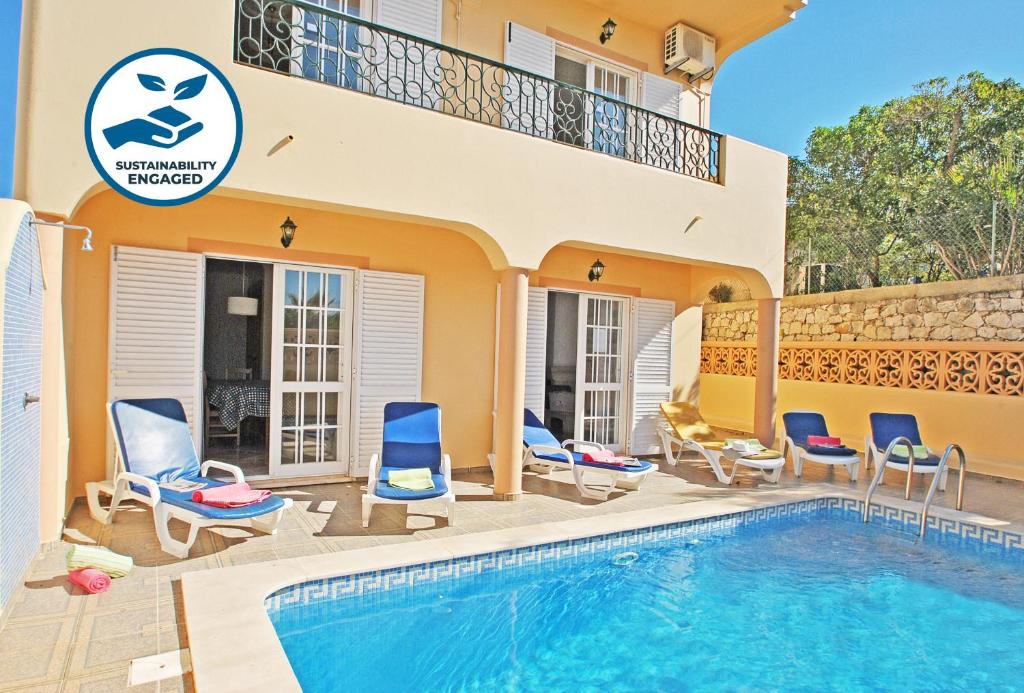 Villa Puerto Rico - com piscina aquecível e BBQ na Galé