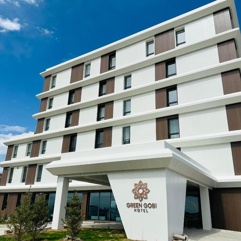 a rendering of the green dragon hotel at Green gobi hotel in Dalandzadgad